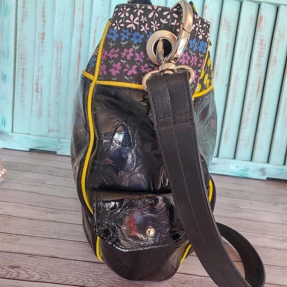 Prima Miche Shell Black w/Floral Print- Abbie - Picture 4 of 4